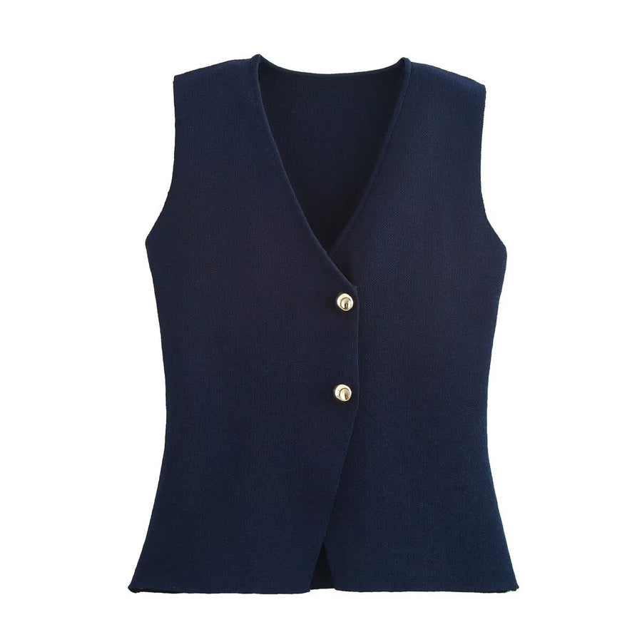 Gilet sans manche femme - vue portée