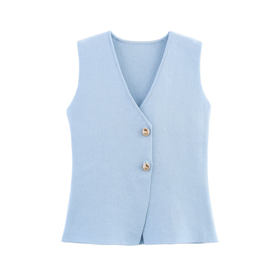Gilet sans manche femme - vue trois quart