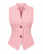 Gilet sans manche femme refaire image - Rose