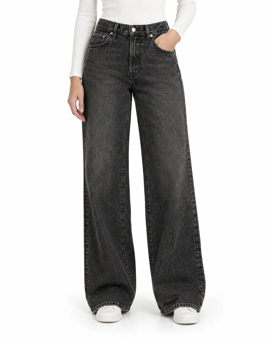 Jean Droit Femme Taille Haute Coupe Classique