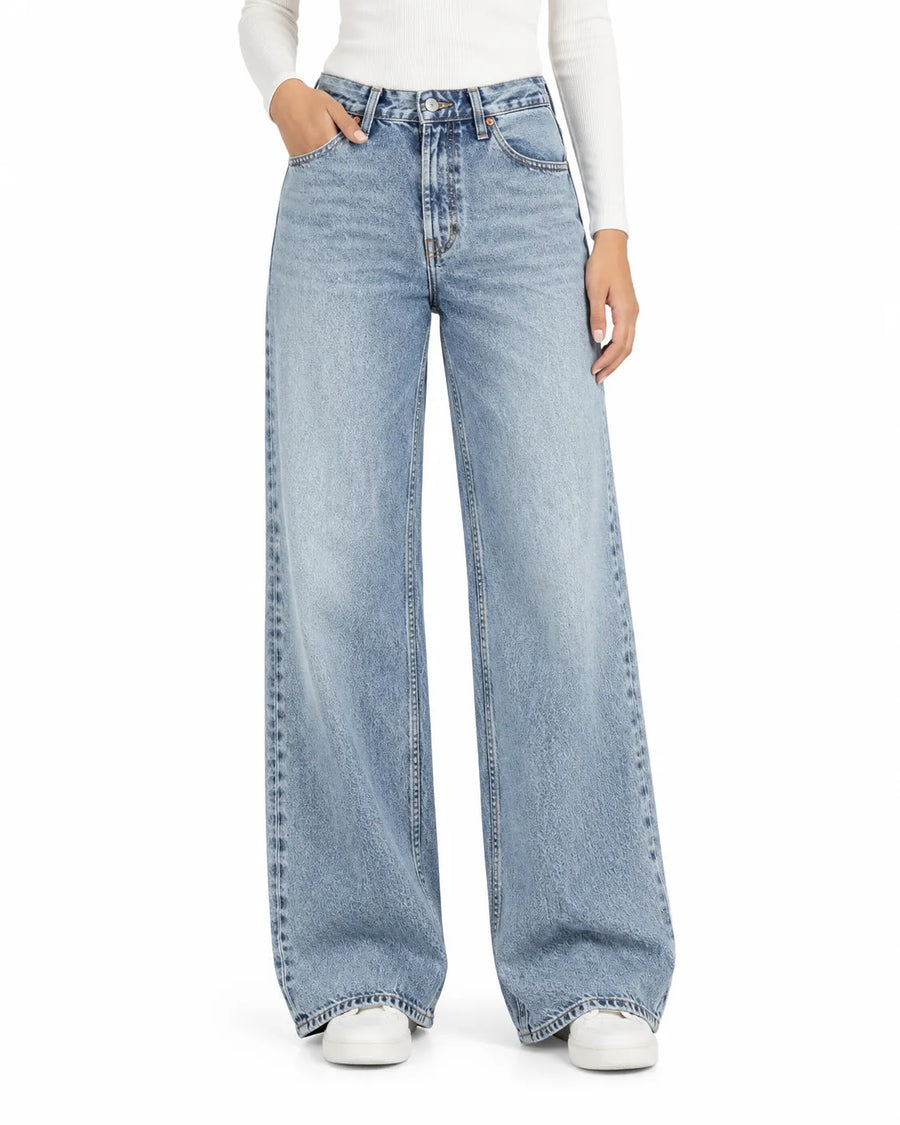 Jean Droit Femme Taille Haute Coupe Classique