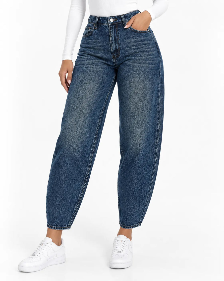 Jean Sarouel Femme Large Coupe Décontractée
