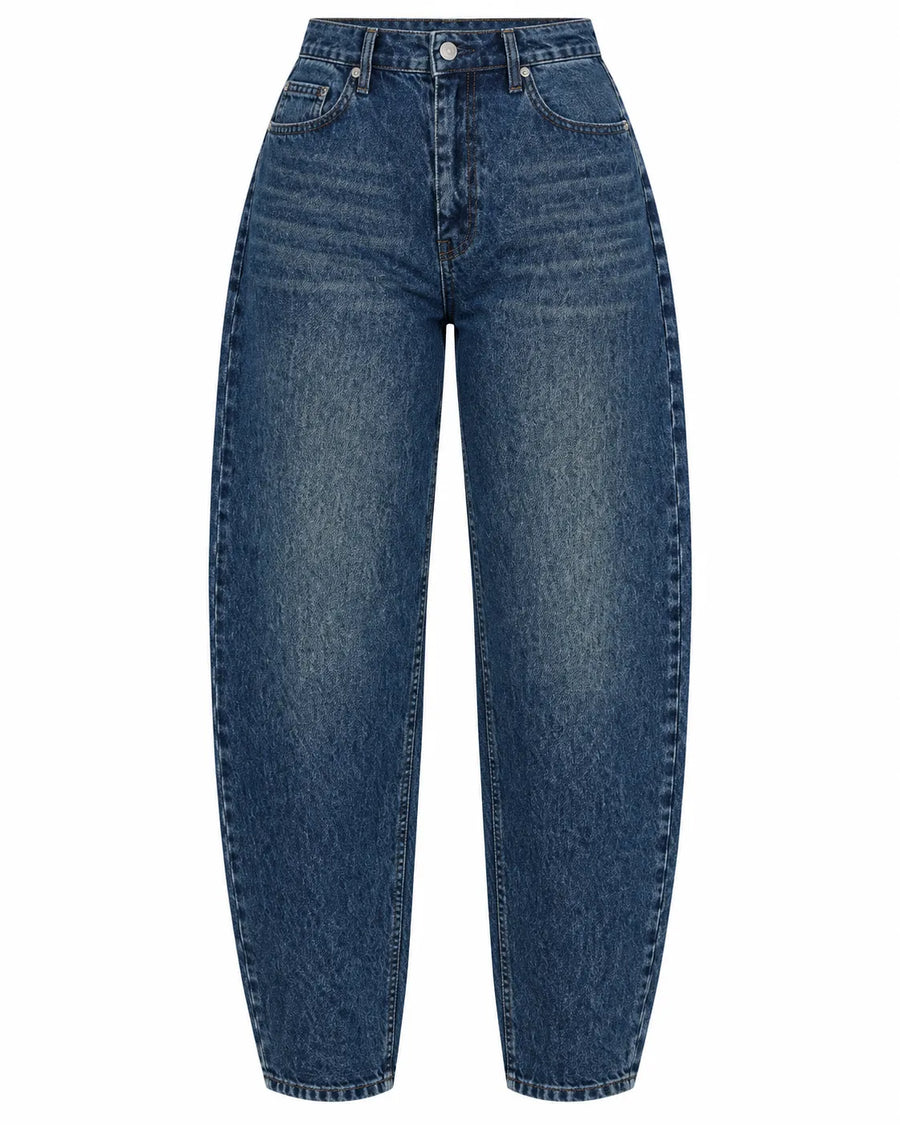 Jean Sarouel Femme Large Coupe Décontractée