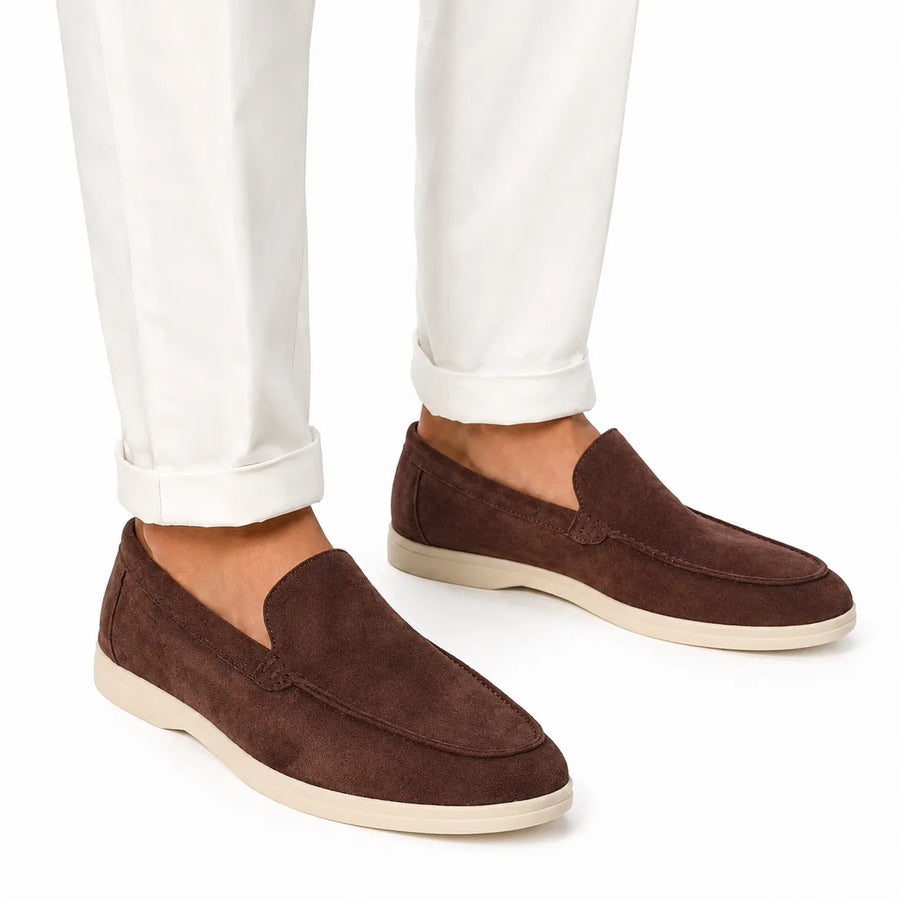 Mocassin homme à enfiler bureau - vue dessus