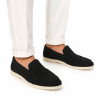 Mocassins homme – à enfiler loafer souple bureau - Noir