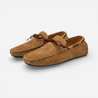 Mocassins homme – camel à lacet hiver chaleureux - marron clair