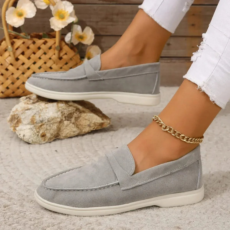 Mocassin femme classique multicolore confort - vue face