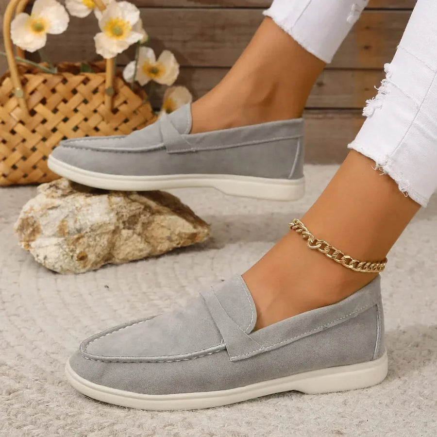 Mocassin femme classique multicolore confort - vue face