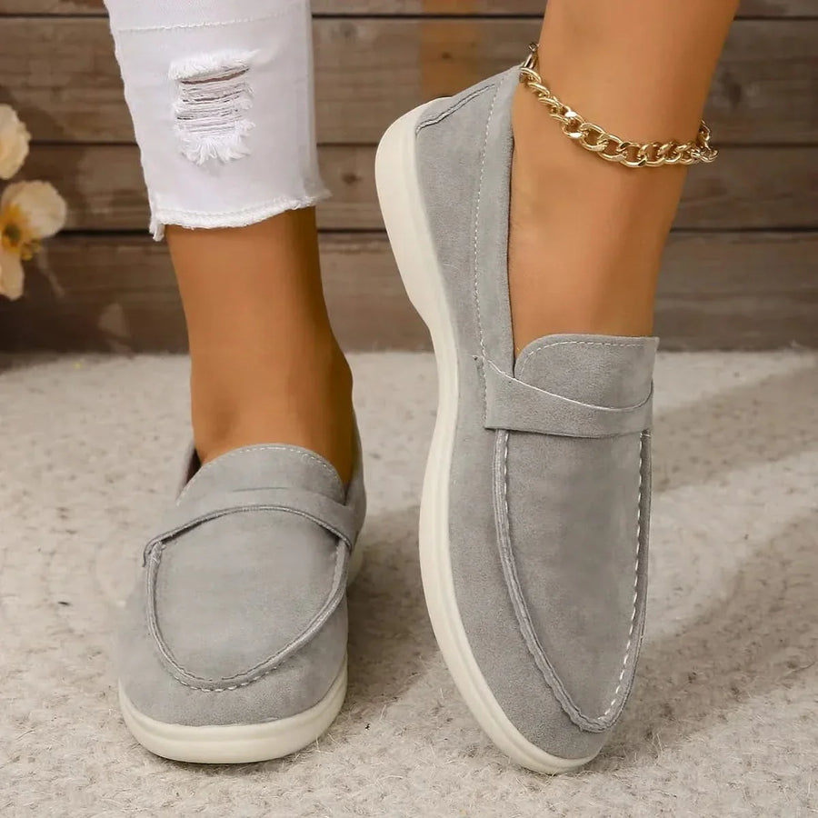 Mocassin femme multicolore - vue de côté