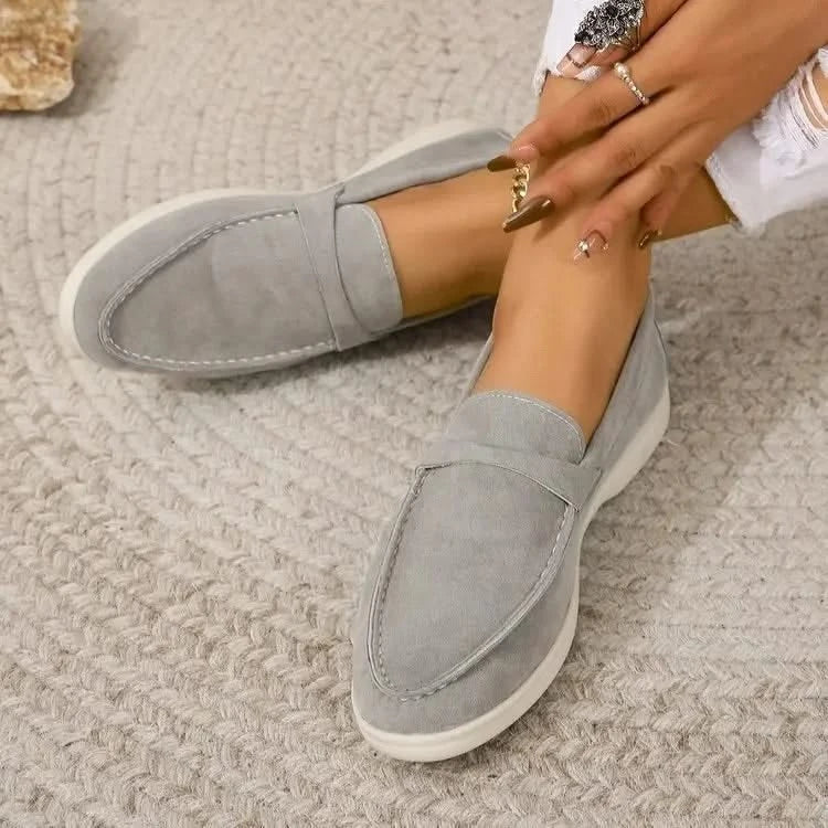 Mocassin femme classique multicolore - vue de dessus