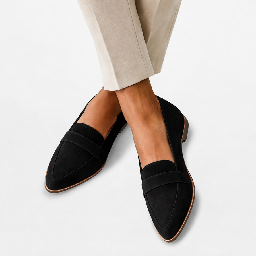Mocassin femme coupe flatteuse - vue de côté