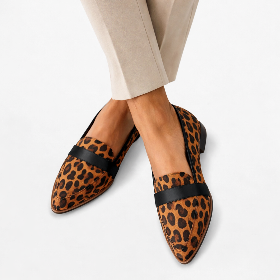 Mocassin femme coupe flatteuse - vue de dos