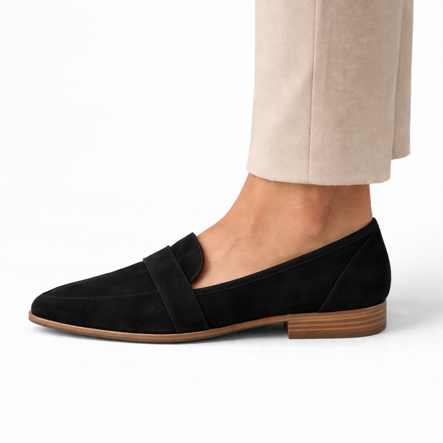 Mocassin femme confort quotidien coupe flatteuse - vue portée
