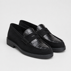 Mocassins femme – noirs simples et polyvalents - Noir