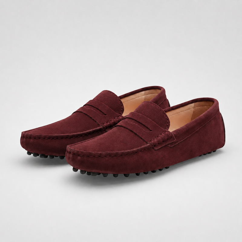 Mocassin femme marron confort et simplicité - vue face
