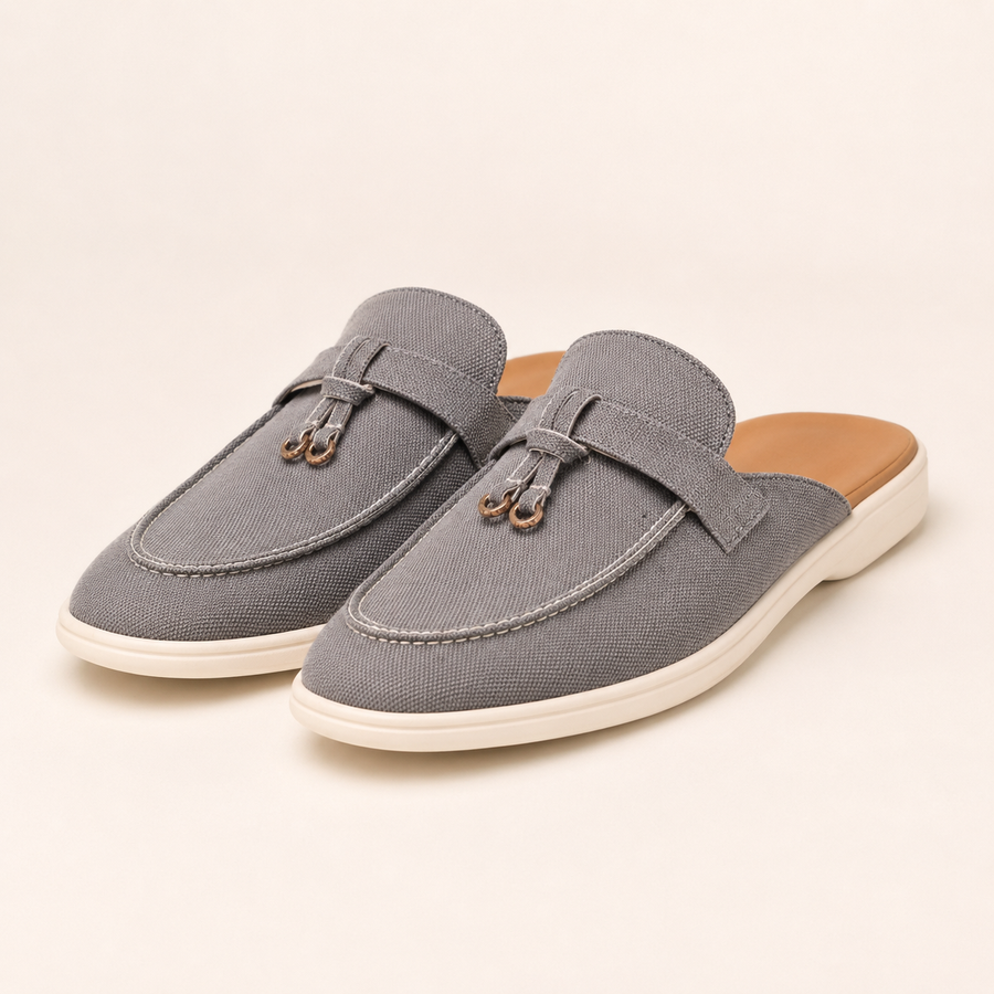 Mocassin femme mule confort - vue d'ensemble posé