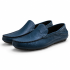 Mocassins homme – bleu marine élégant ville - Bleu