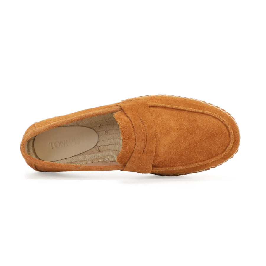 Mocassin homme noir - vue de dessus