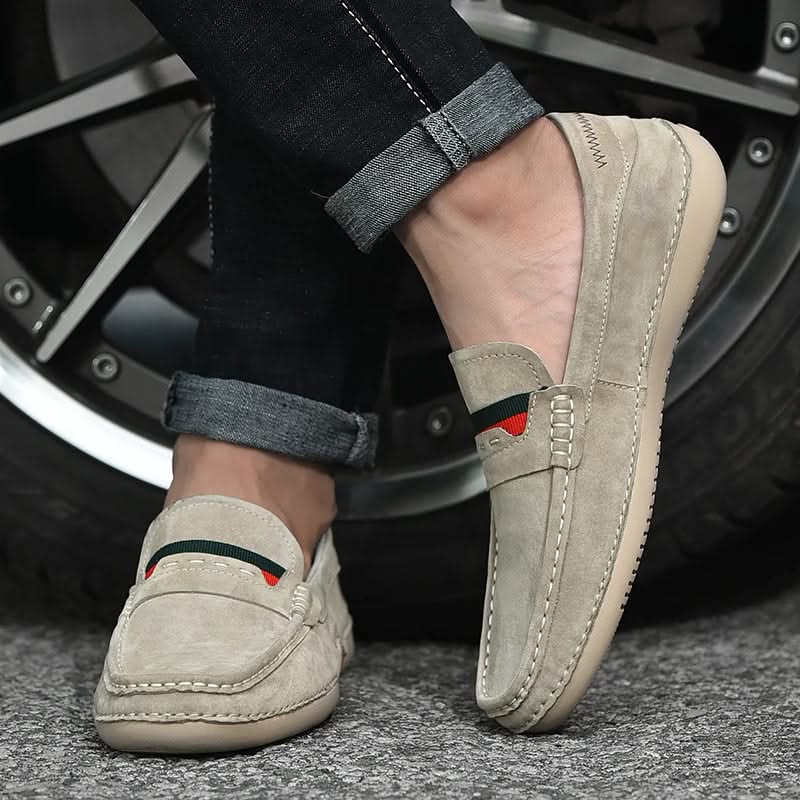 Mocassin homme finition lisse - vue de dessus