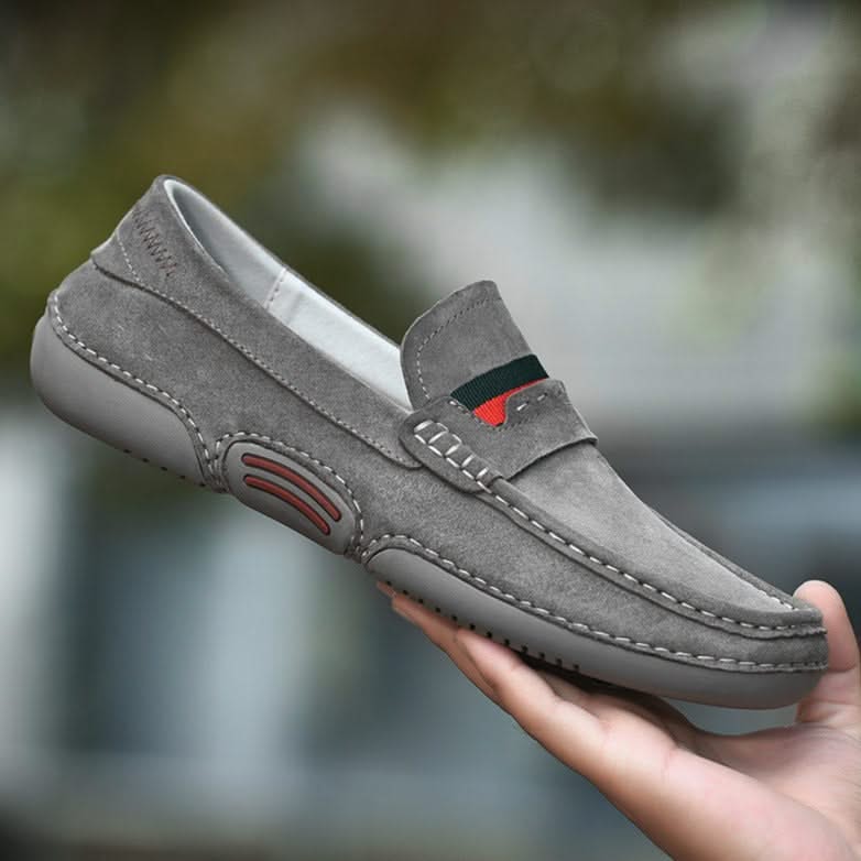 Mocassin homme décontracté finition lisse - vue portée