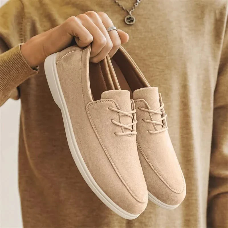 Mocassin homme finition soignée - gros plan matière