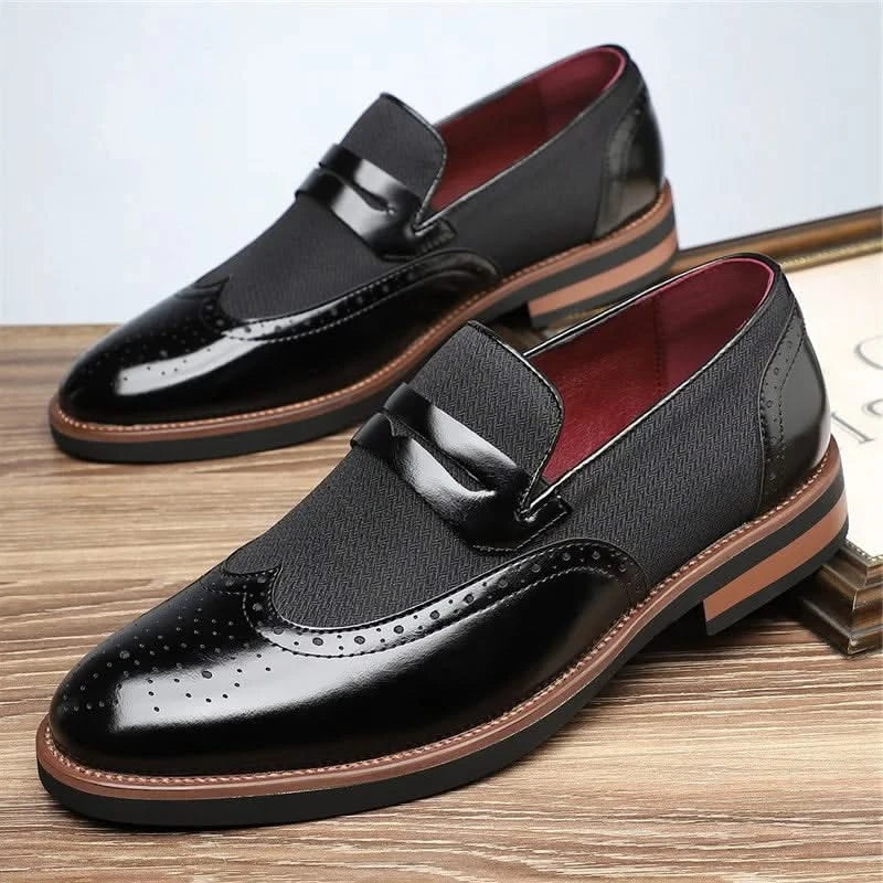 Mocassin homme finition lisse - vue semelle