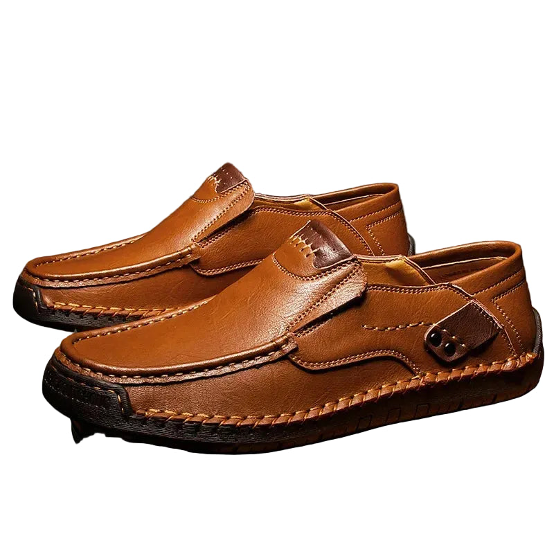 Mocassin homme mors marron casual - gros plan mors