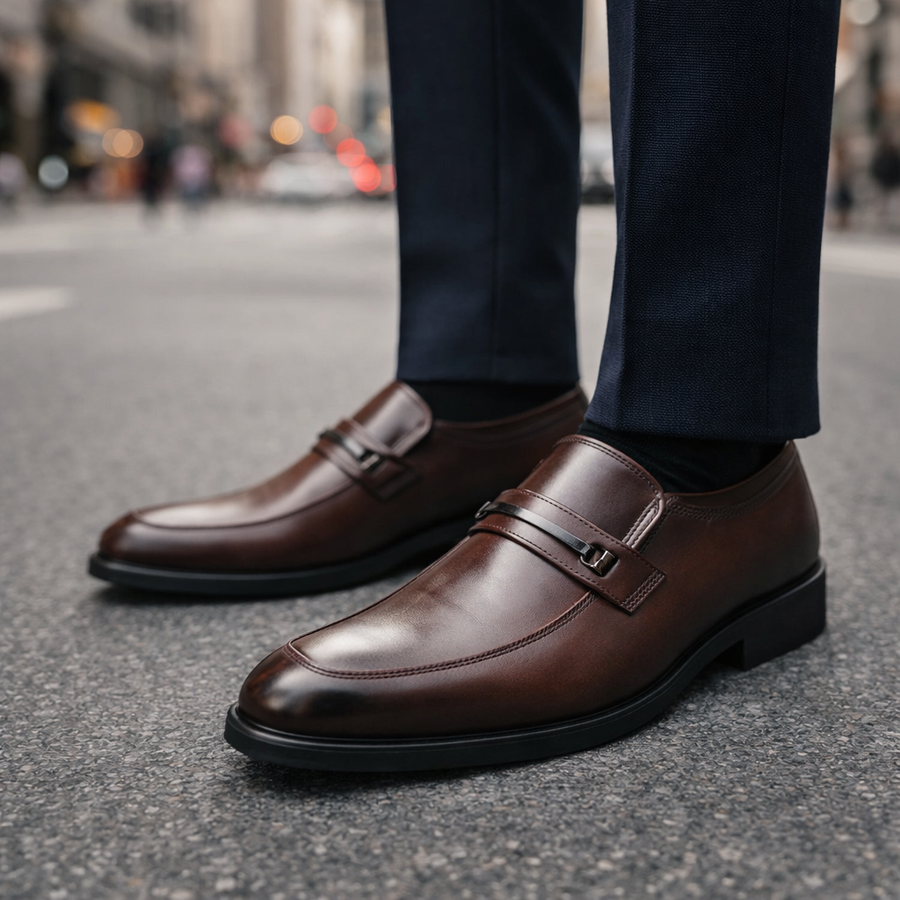 Mocassin homme style italien - vue de côté