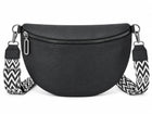 Sac Banane Femme - Grande Capacité Cuir Souple - Noir