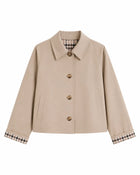 Trench femme coupe courte automne femme - beige