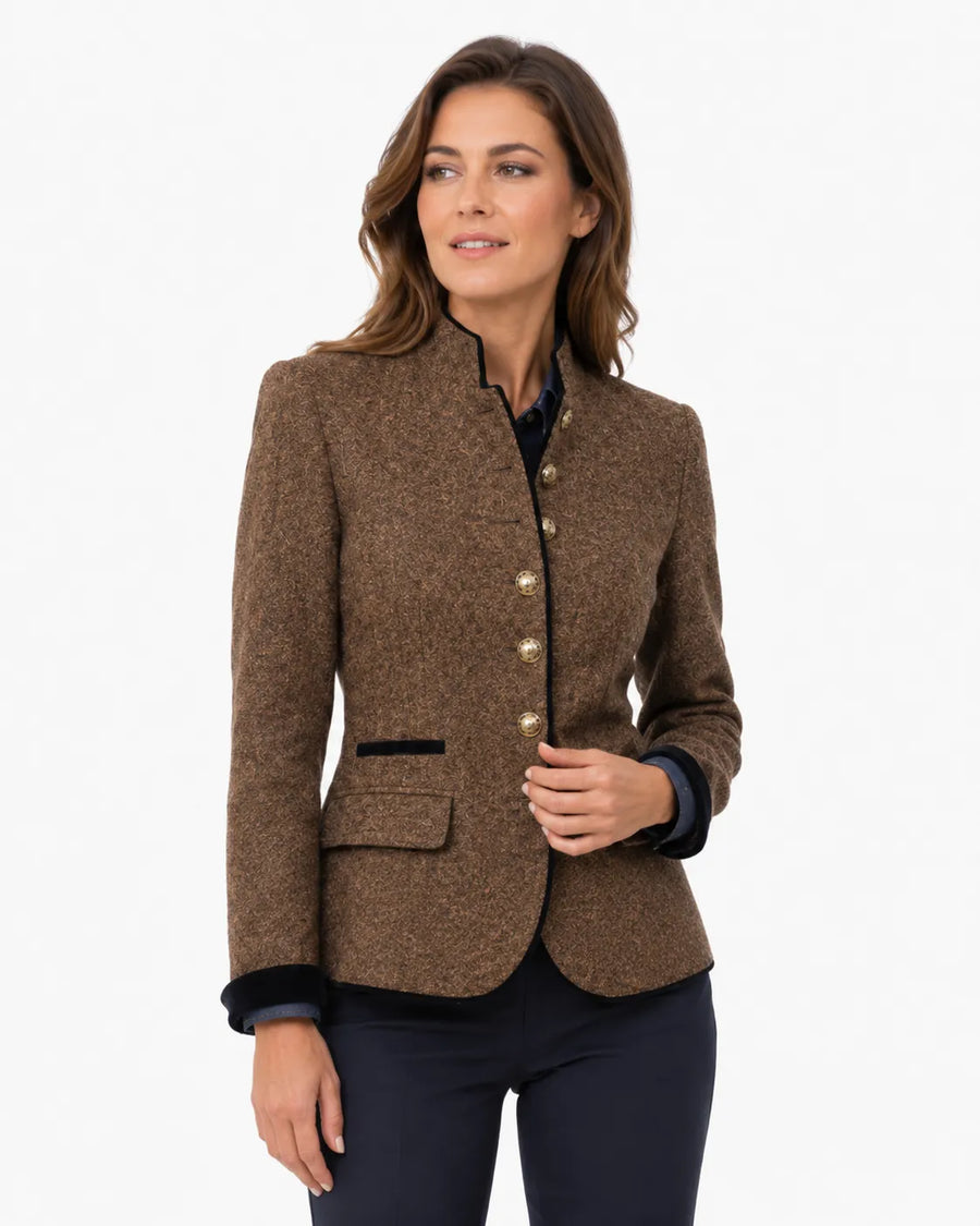 Veste blazer élégante en laine femme - vue de côté