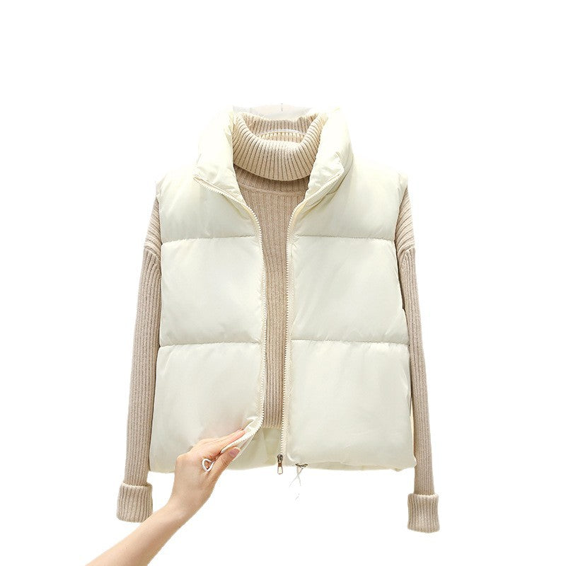 Veste courte sans manche femme - vue de dos