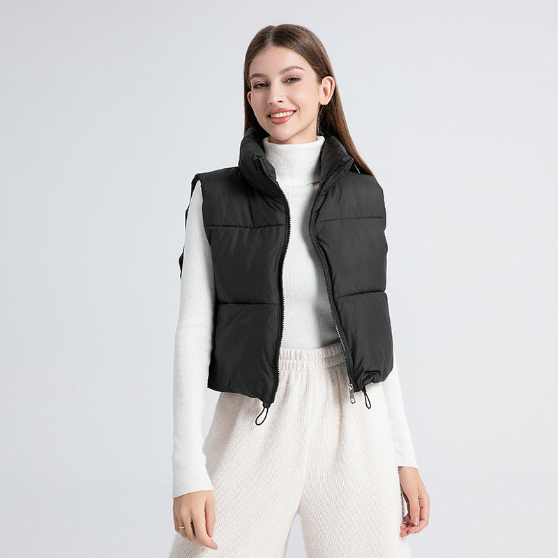 Veste courte sans manche femme - vue d'ensemble