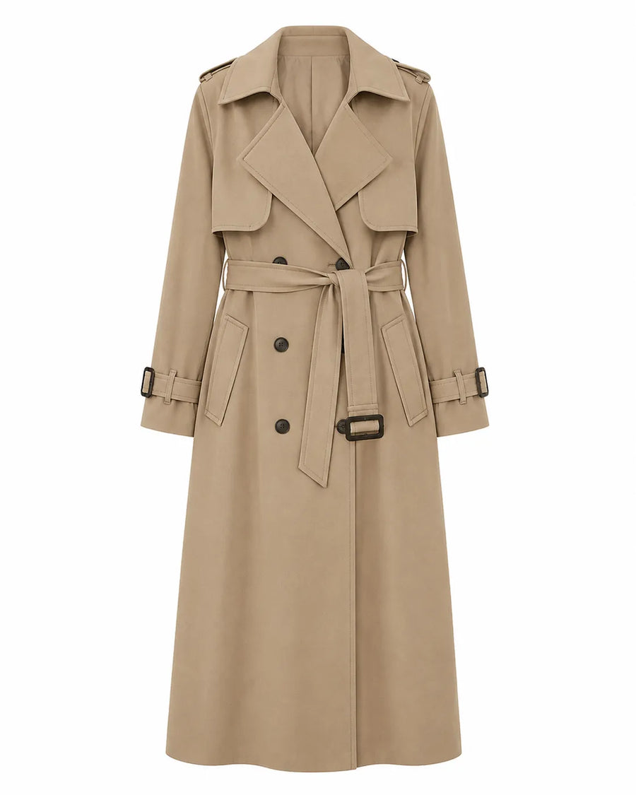 Veste longue trench-coat femme - vue coloris disponibles