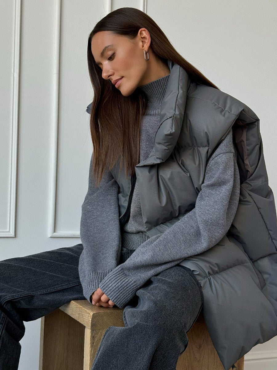 Veste sans manche femme - vue de côté