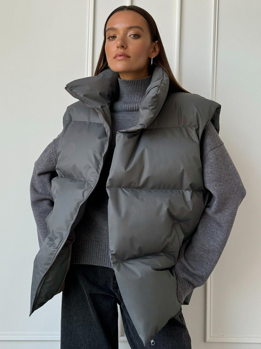 Veste sans manche femme - vue portée