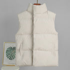 Veste Oversize sans manche femme - Abricot
