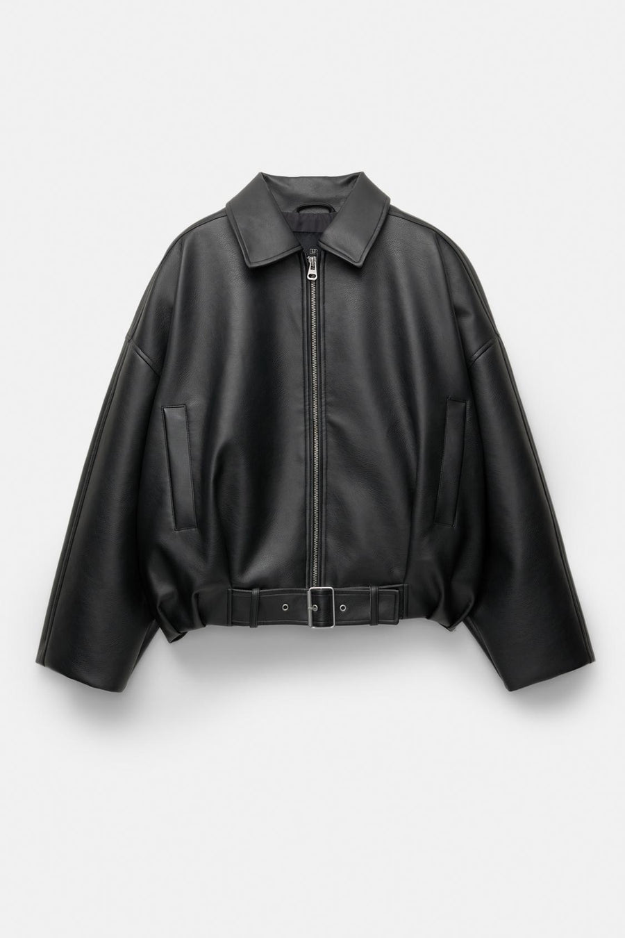 Veste en similicuir femme - vue trois quart