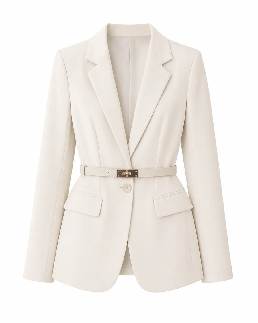 Veste de tailleur blazer femme - vue de côté