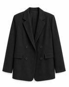 Veste Tailleur blazer double boutons femme - Noir