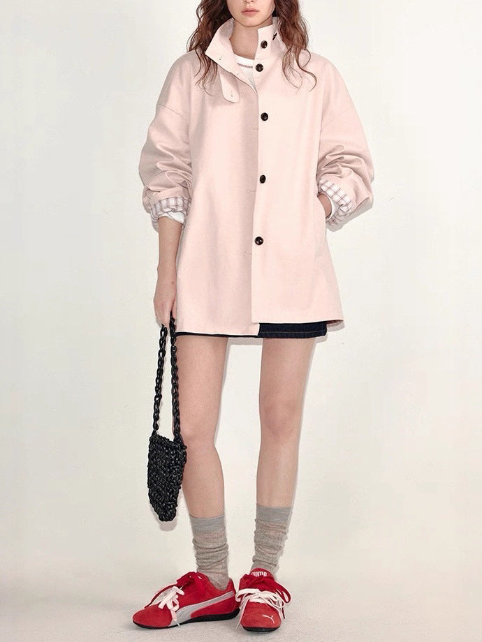 Veste trench-coat femme - vue de côté