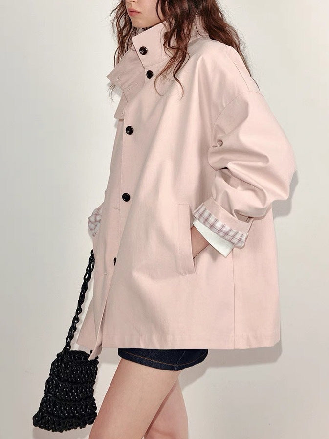 Veste trench-coat femme - vue portée